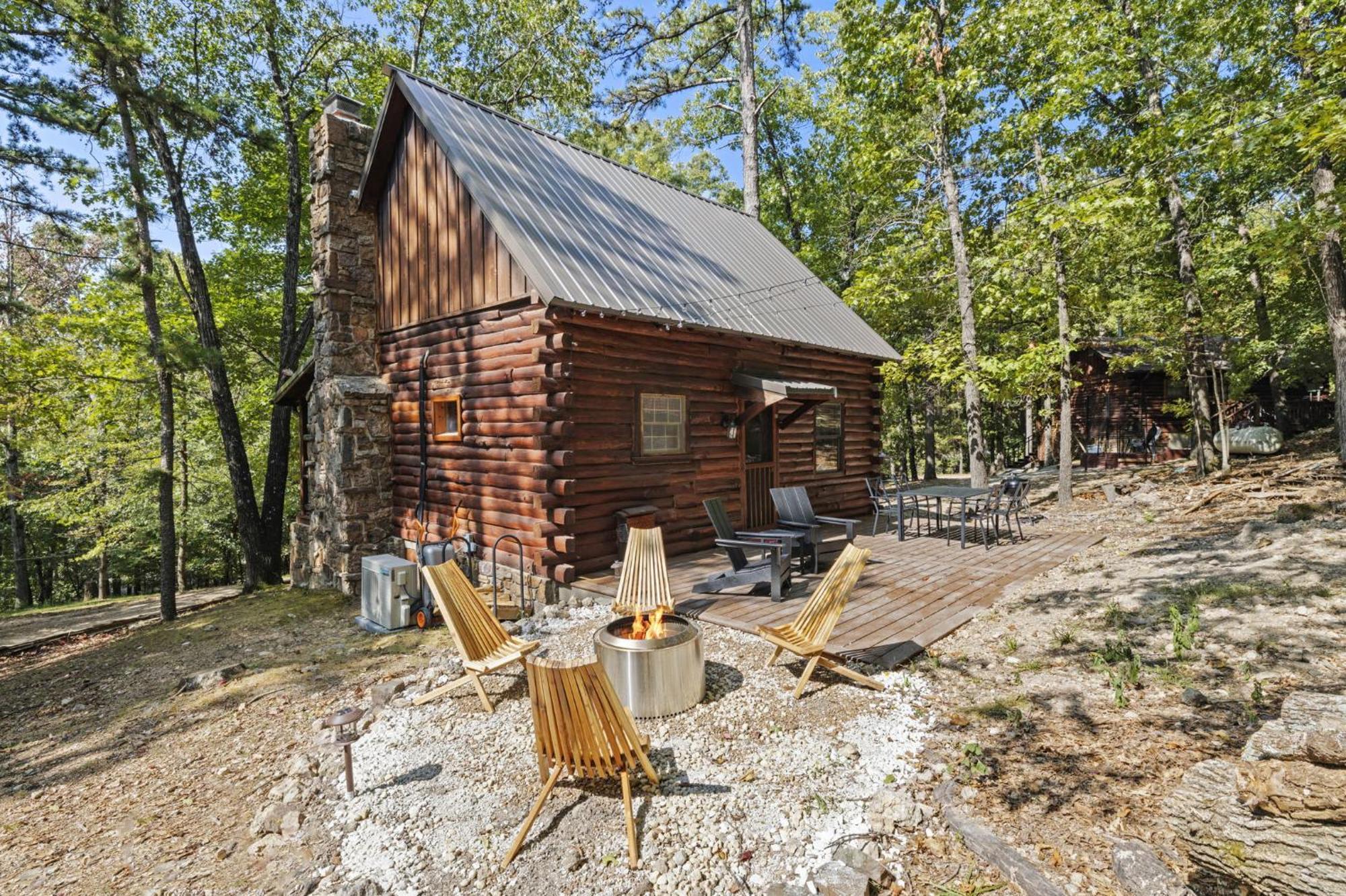 Camp Allswell - Cozy Loft Cabin Getaway - Fireplace Vila Eureka Springs Exterior foto